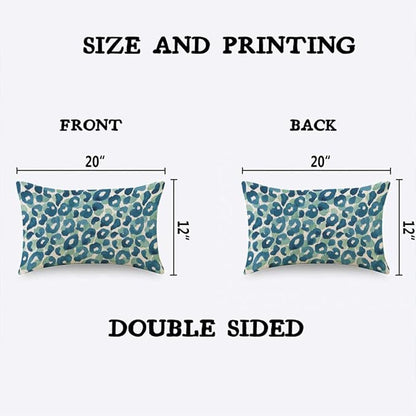 TKS MITLAN Leopard Skin Decorative Pillow Covers Animal Background Watercolor - Image 2