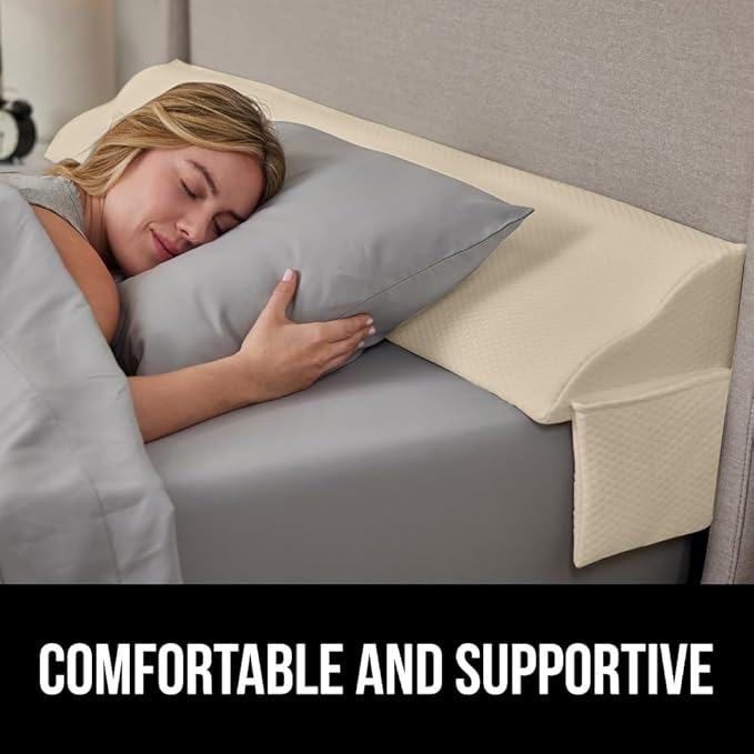 GORILLA GRIP Patent Pending Bed Wedge Pillow Headboard Gap Filler, US Designed - Image 5
