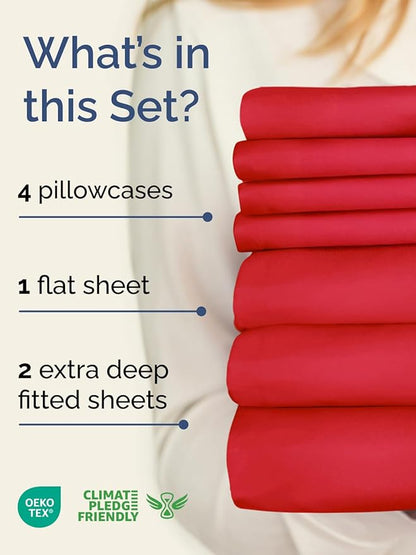 Extra Deep Split King Sheet Set - Image 2