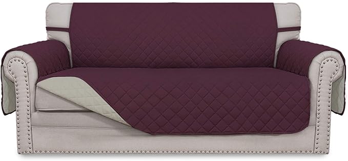 Easy-Going Sofa Slipcover Reversible Loveseat Sofa Cover Couch Cover by Easy-Going