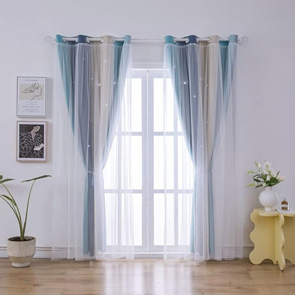 Ombre Rainbow Blackout Curtains - Image 6