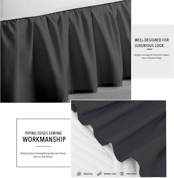 SlumberWell King Bed Skirt - Image 3