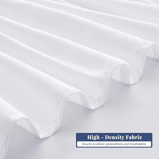 Dorm Bed Skirt Twin XL 30 Inch Drop, 100% Microfiber Extra Long College Dust - Image 7
