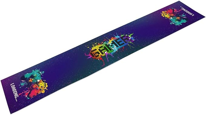 Gaming Table Runner, Kids Themed Game Controller Colorful Gamer Table Scarf - Image 6