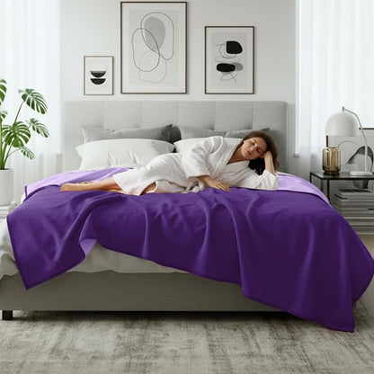 Waterproof Blanket for Bed Couch Sofa, Fleece and Flannel Waterproof Mat - Image 6