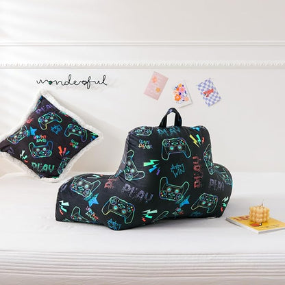 NTBED Video Game Controller Printed Reading Pillow Bed Wedge Backrest - Image 3