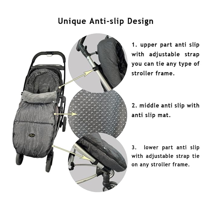 CozyMe Stroller Footmuff, Stroller Blanket - Image 4