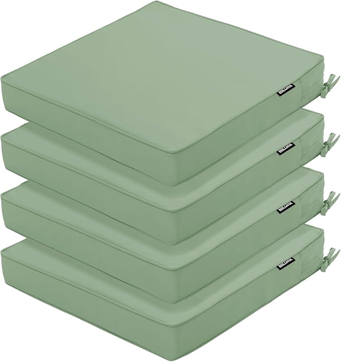 Outdoor Chair Cushions 16 x 17 Inch, Waterproof Patio Chair Cushions - Image 9