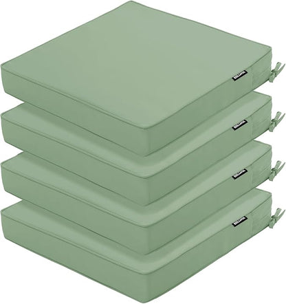 Outdoor Chair Cushions 16 x 17 Inch, Waterproof Patio Chair Cushions - Image 9