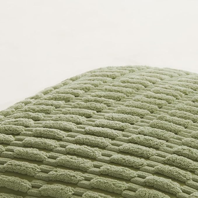 Fancy Homi 4 Packs Sage Green Decorative Throw Pillow Covers 16x16 Inch - Image 5