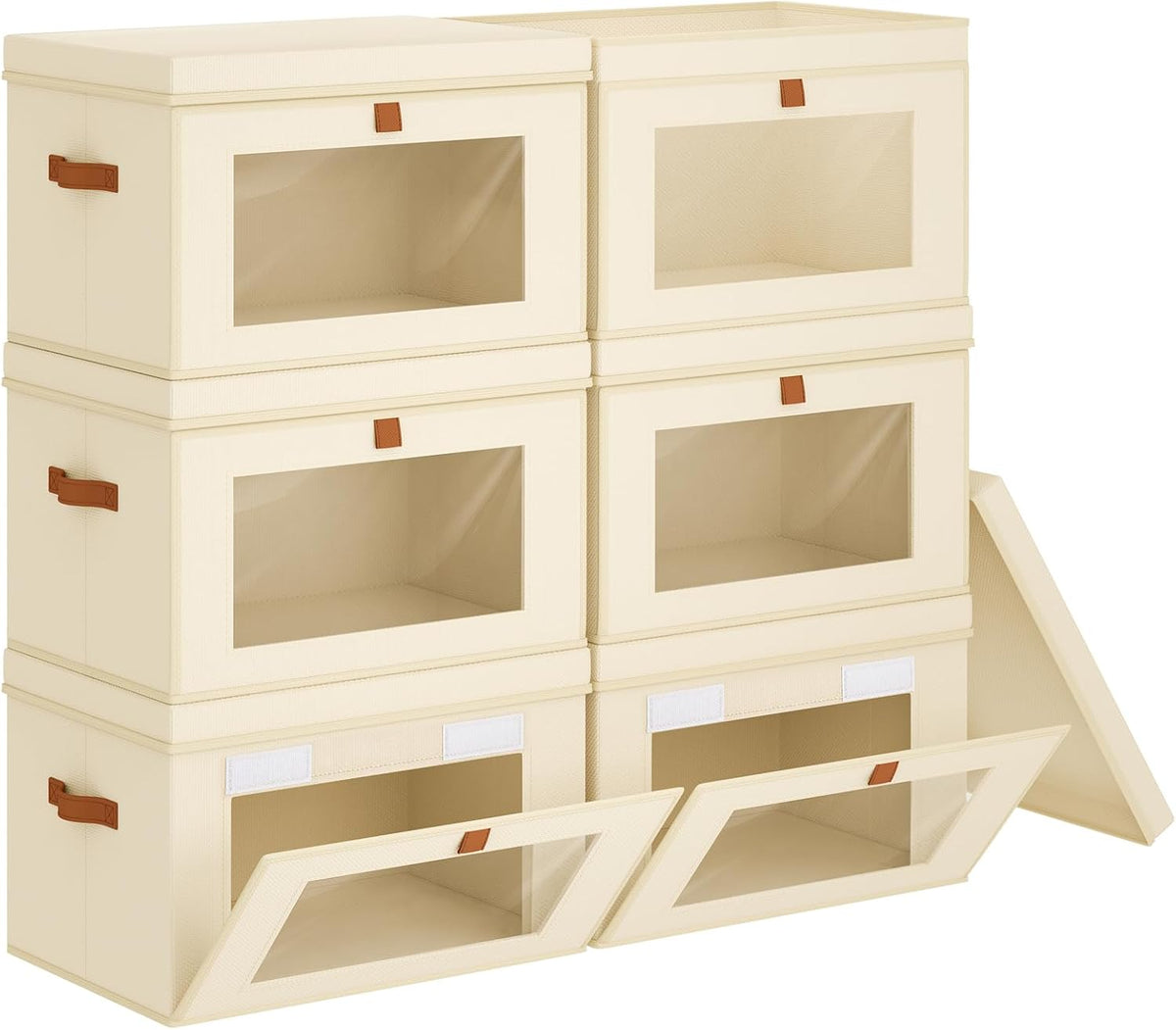 homsorout storage bins with lids - closet organizer, main product view
