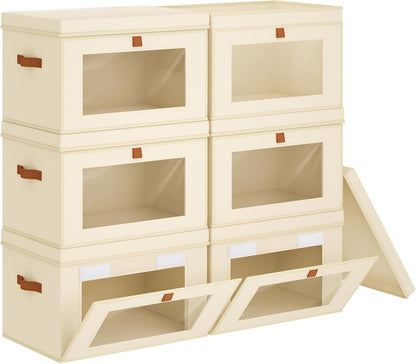 homsorout storage bins with lids - closet organizer, main product view