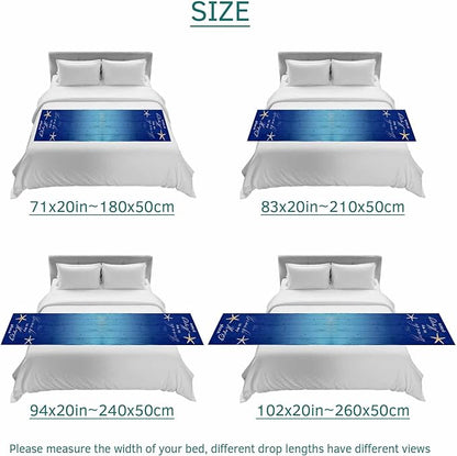 Happy Beach Place Marine Starfish Bed Runners - Image 8
