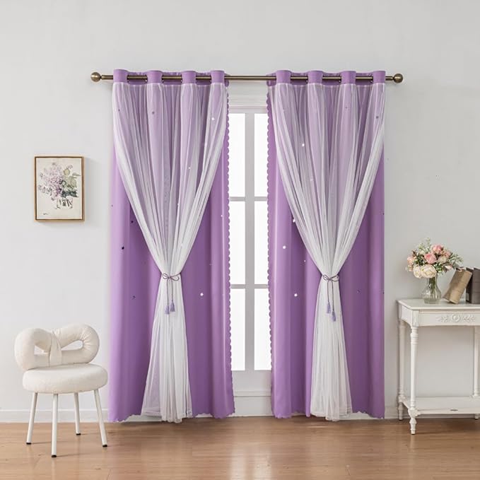 Ombre Rainbow Blackout Curtains - Image 7