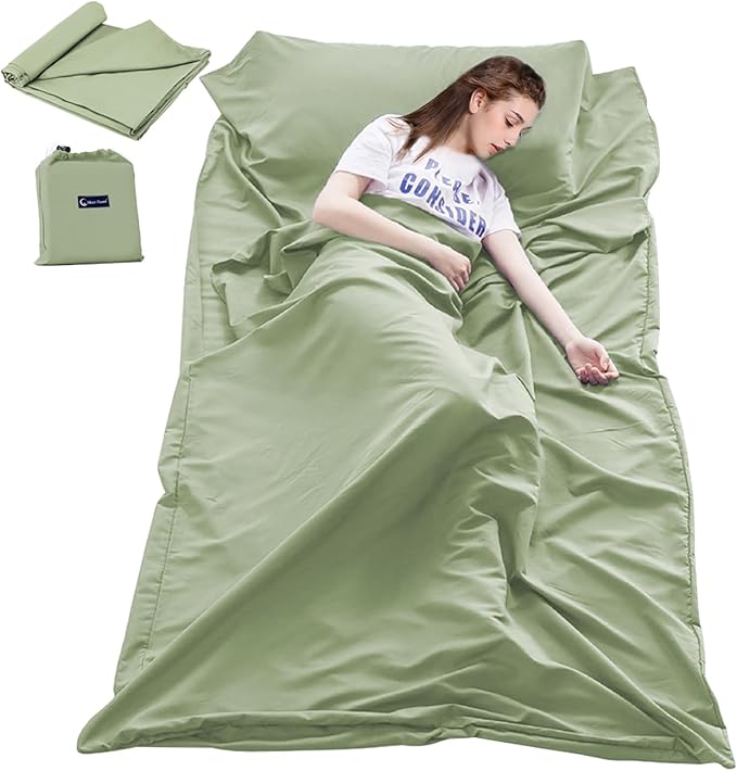 Sleeping Bag Liner Travel Sheets by Mannice