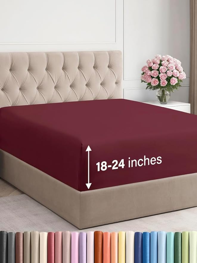 Extra Deep Full Fitted Sheet by CGKUnlimited