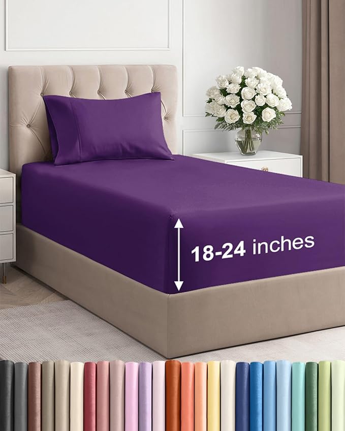 Extra Deep Pocket Twin Sheets by CGKUnlimited