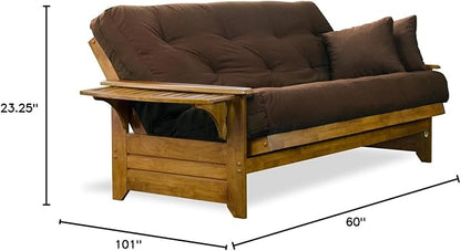 Nirvana Futons Brentwood Tray Arm Futon Sofabed Set - Image 2