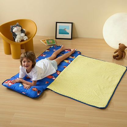 beeweed Toddler Nap Mat, Rollup Design Kid Sleeping Mat - Image 7