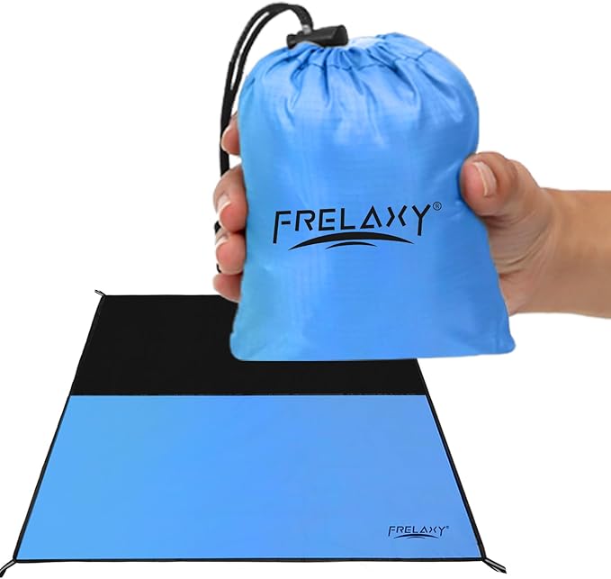 Frelaxy Pocket Picnic Blanket, Waterproof Sandproof Beach Mat, Compact Camping by Frelaxy
