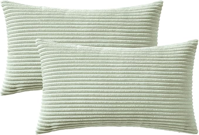 MIULEE Pack of 2 Pillow Covers Soft Soild Decorative Throw Pillow Covers Set - Image 6