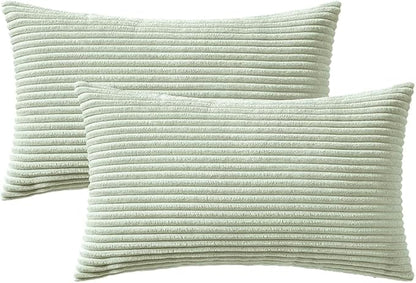 MIULEE Pack of 2 Pillow Covers Soft Soild Decorative Throw Pillow Covers Set - Image 6