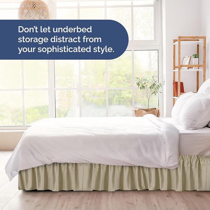 Wrap Around Dust Ruffle Bed Skirt - Image 8