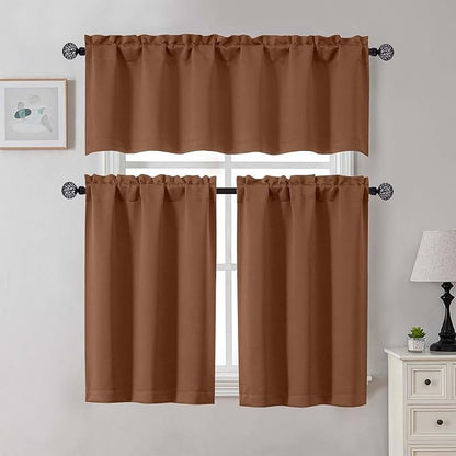 Gwine Short Curtains for Bedroom 45 Inches Long, Short Half Window Kitchen - Image 3