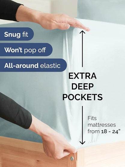 Extra Deep King Fitted Sheet - Image 2
