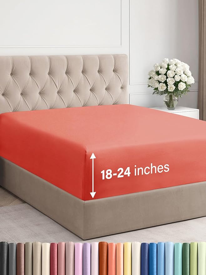 Extra Deep King Fitted Sheet by CGKUnlimited