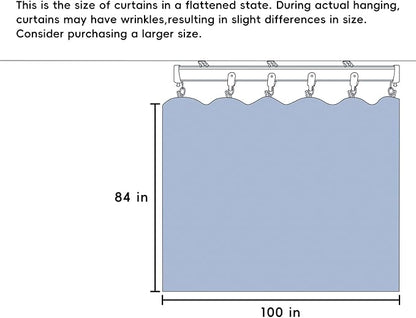 Room Divider Curtains Total Blackout Privacy Curtain Panel Room Thermal - Image 7
