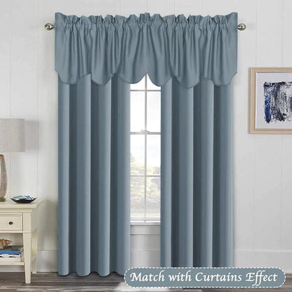 H.VERSAILTEX 2 Panels Blackout Curtain Valances - Image 2