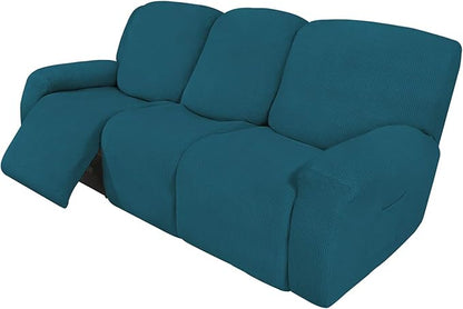 Easy-Going 8 Pieces Recliner Sofa Stretch Sofa Slipcover Sofa Cover Furniture by Easy-Going