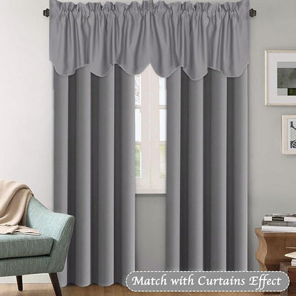 H.VERSAILTEX 2 Panels Blackout Curtain Valances - Image 2