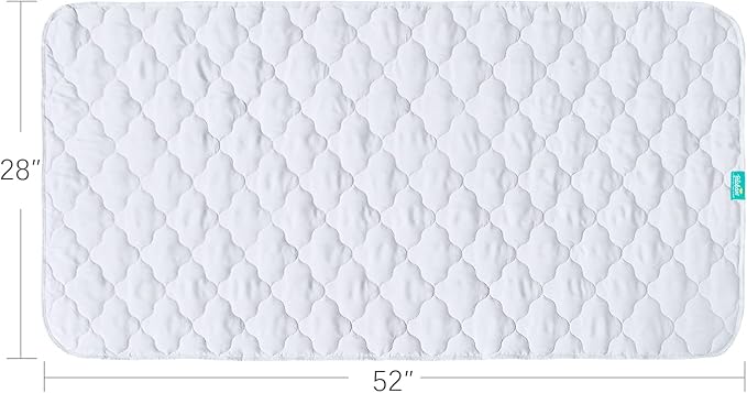 Crib Mattress Protector Pad Cover Quilted Waterproof Incontinence Bed Pads - Image 3