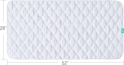 Crib Mattress Protector Pad Cover Quilted Waterproof Incontinence Bed Pads - Image 3