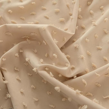 Tufted Dot Bed Skirt QueenSize Ruffled Bed Skirt - Image 4