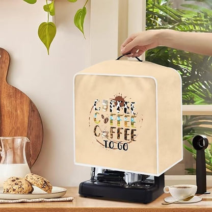 Mumeson Coffee Cup Coffee Maker Cover, Modern Stand Mixer Cover, Coffee Beans - Image 4