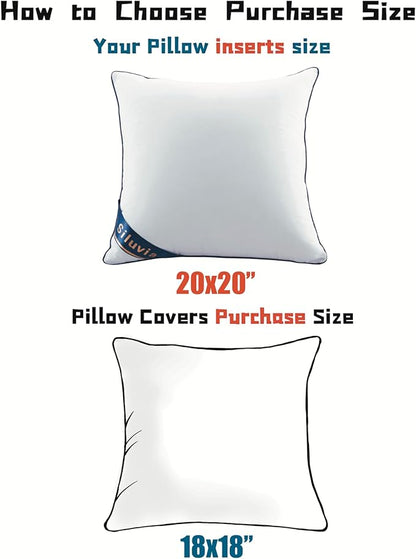 Siluvia Decorative 20x20 Pillow Inserts Set of 4 - Image 5
