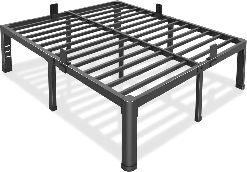 Bilily 18 inch Queen Bed Frame Metal Platform with Round Corner Legs,3500 LBS...