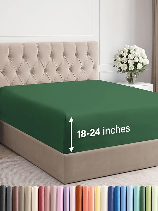 Extra Deep Cal King Fitted Sheet by CGKUnlimited