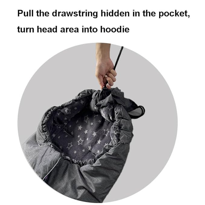 funlife Waterproof Winter Stroller Sleeping Sack, Width Adjustable Stroller - Image 9