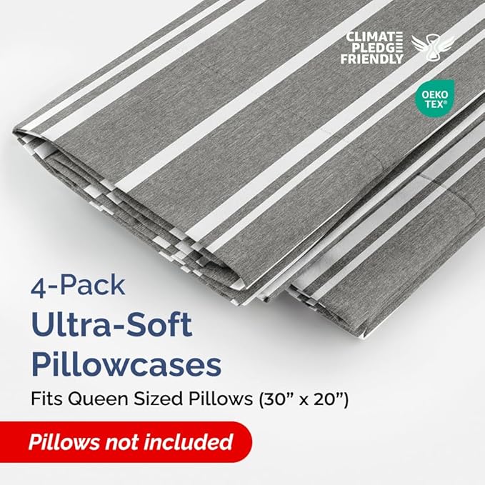 Queen Pillow Cases Set of 4 - Image 2