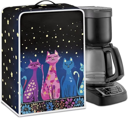 Coffee Maker Cover Dust Cover, Art Washable Dustproof Mixer Protector by Unknown