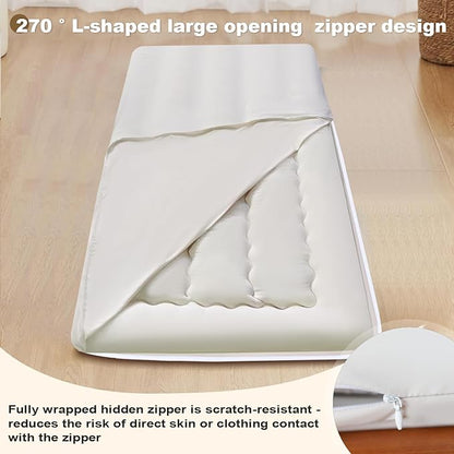 Floor Futon Cover Full Size 82" L x 56" W Japanese Floor Futon Mattress - Image 5