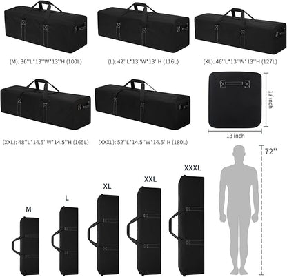 42 Inch Large Duffle Bag for Travel - 116L Extra Large Heavy Duty Duffel Bag - Image 6