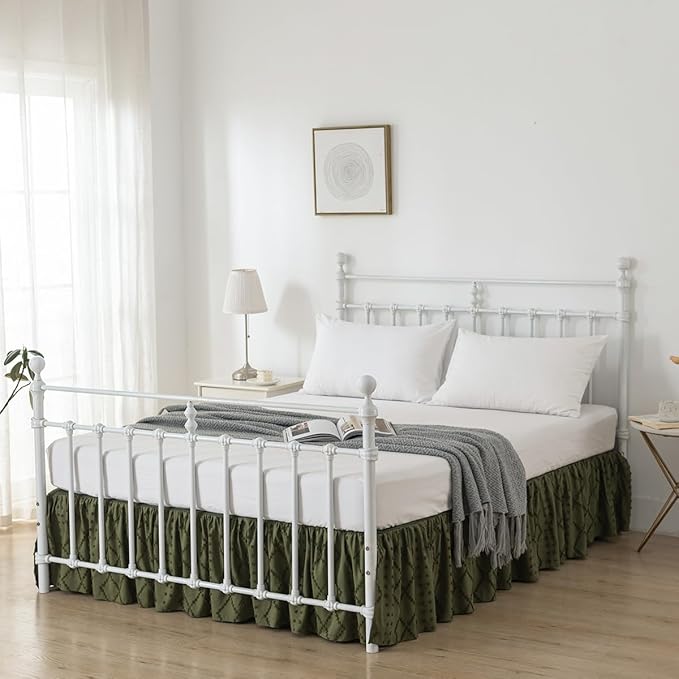 Bed Skirt Full Size Ruffled Bed Skirt - Image 5