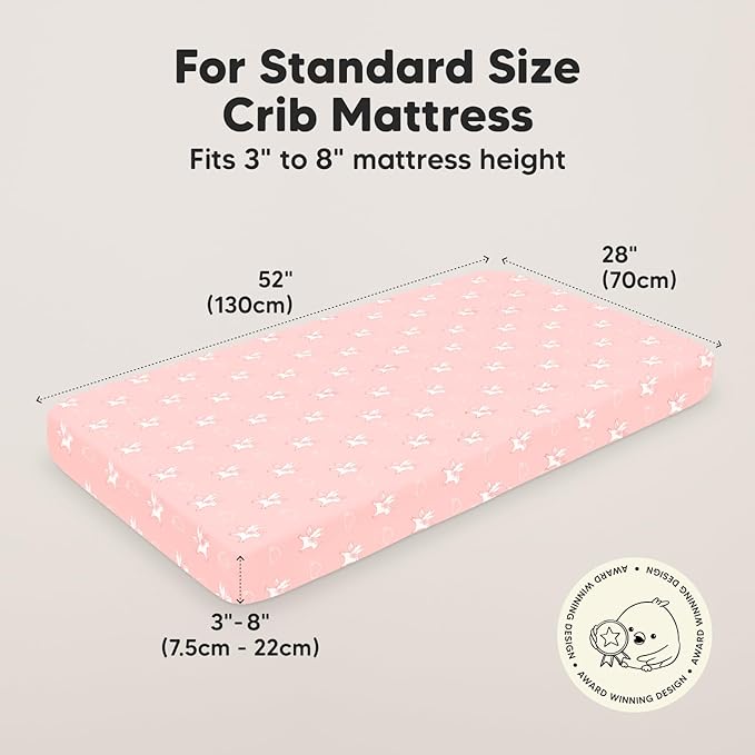 KeaBabies 2-Pack Baby Crib Sheets - Image 3