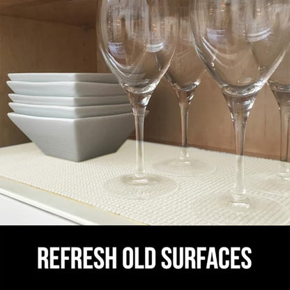 GORILLA GRIP powerGRIP Drawer Shelf and Cabinet Liner, Thick Strong Hold - Image 4