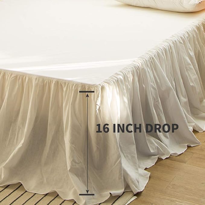 Simple&Opulence Belgian Linen Bed Skirt - Image 3